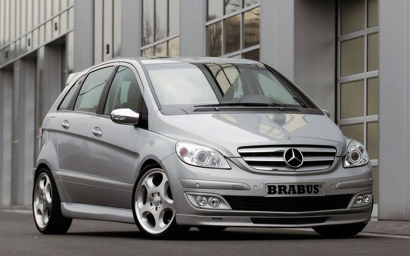 Silver Brabus Mercedes-Benz B-Class