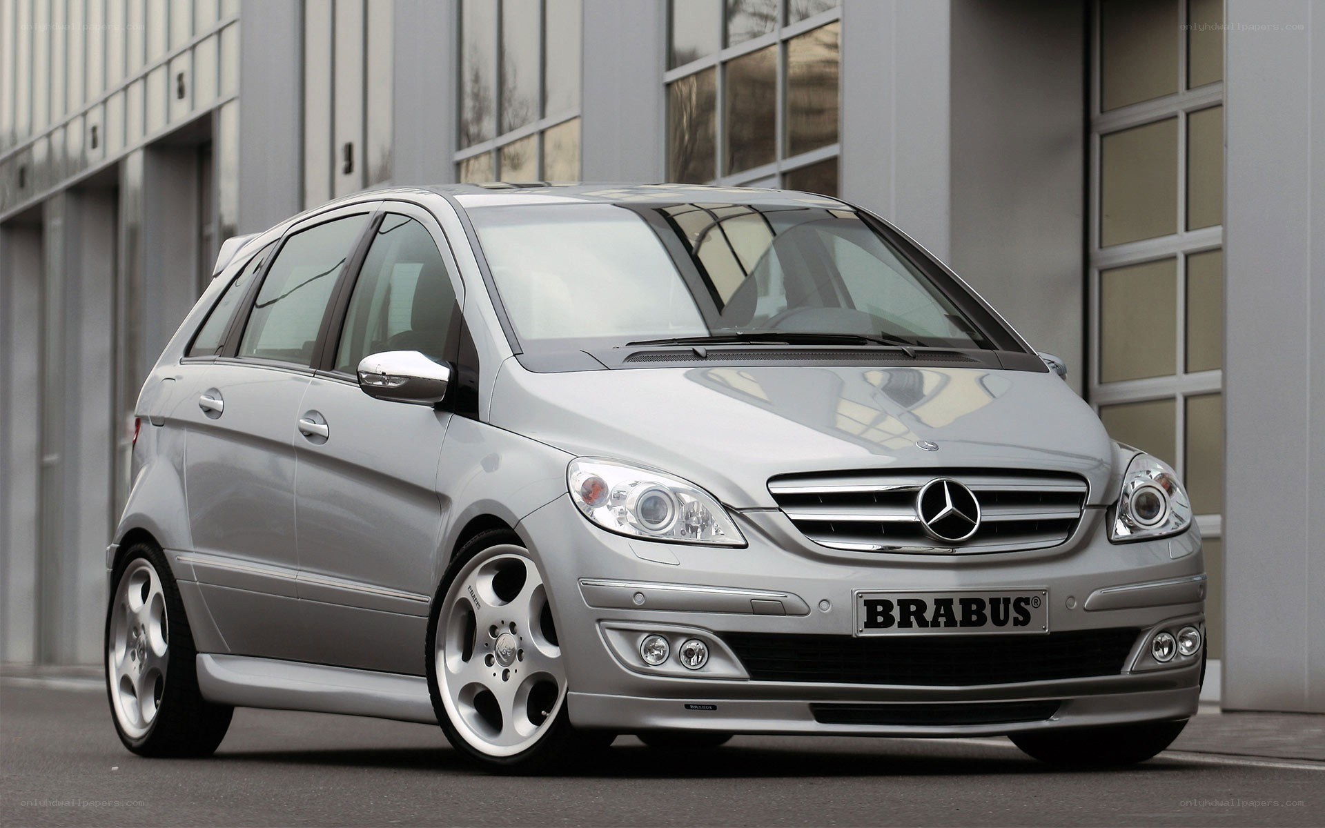 Silver Brabus Mercedes-Benz B-Class
