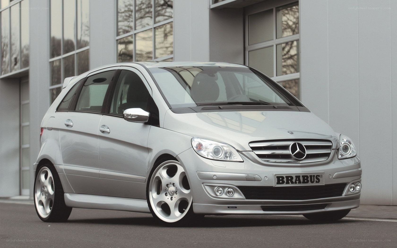 Silver Brabus Mercedes-Benz B-Class