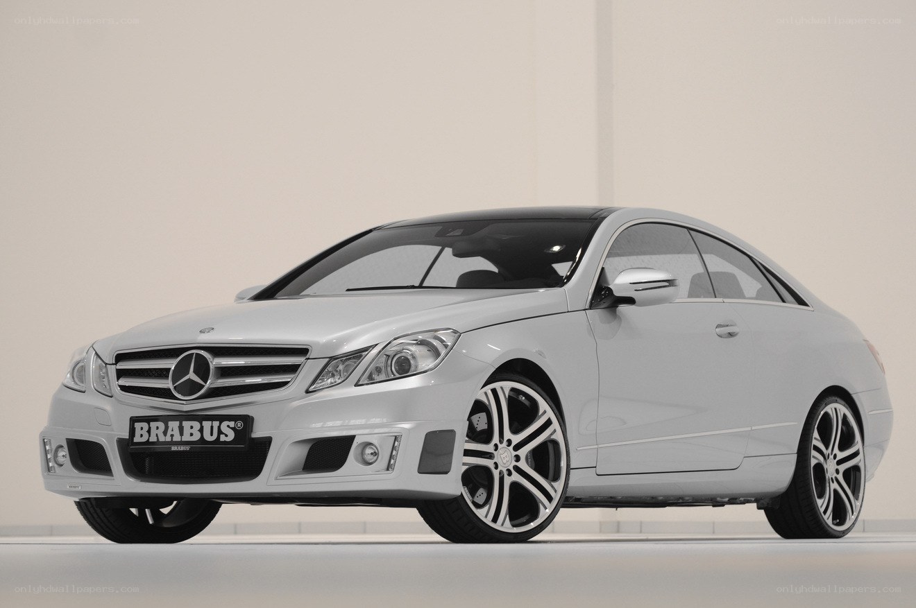 Silver Brabus Mercedes-Benz Coupe