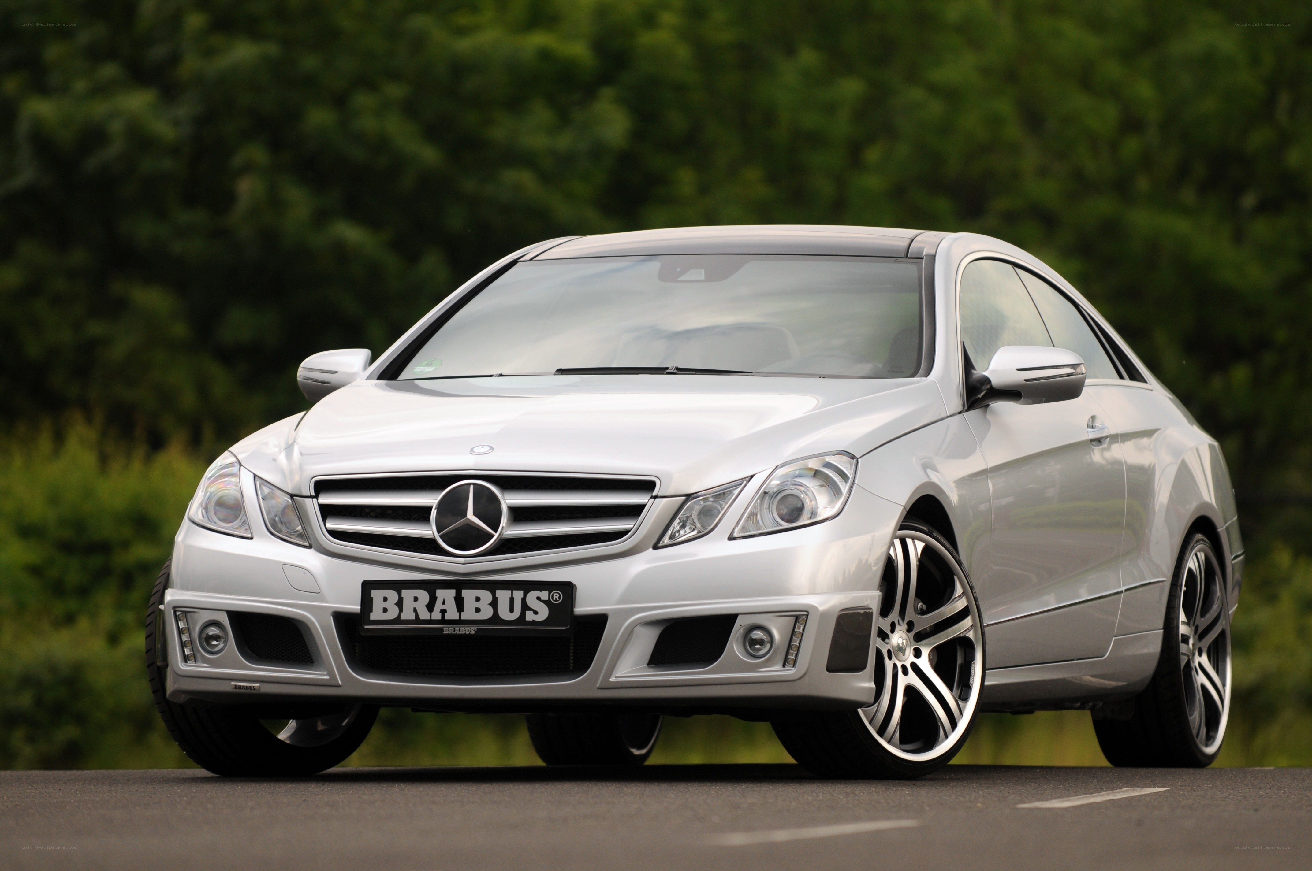 Silver Brabus Mercedes-Benz Coupe