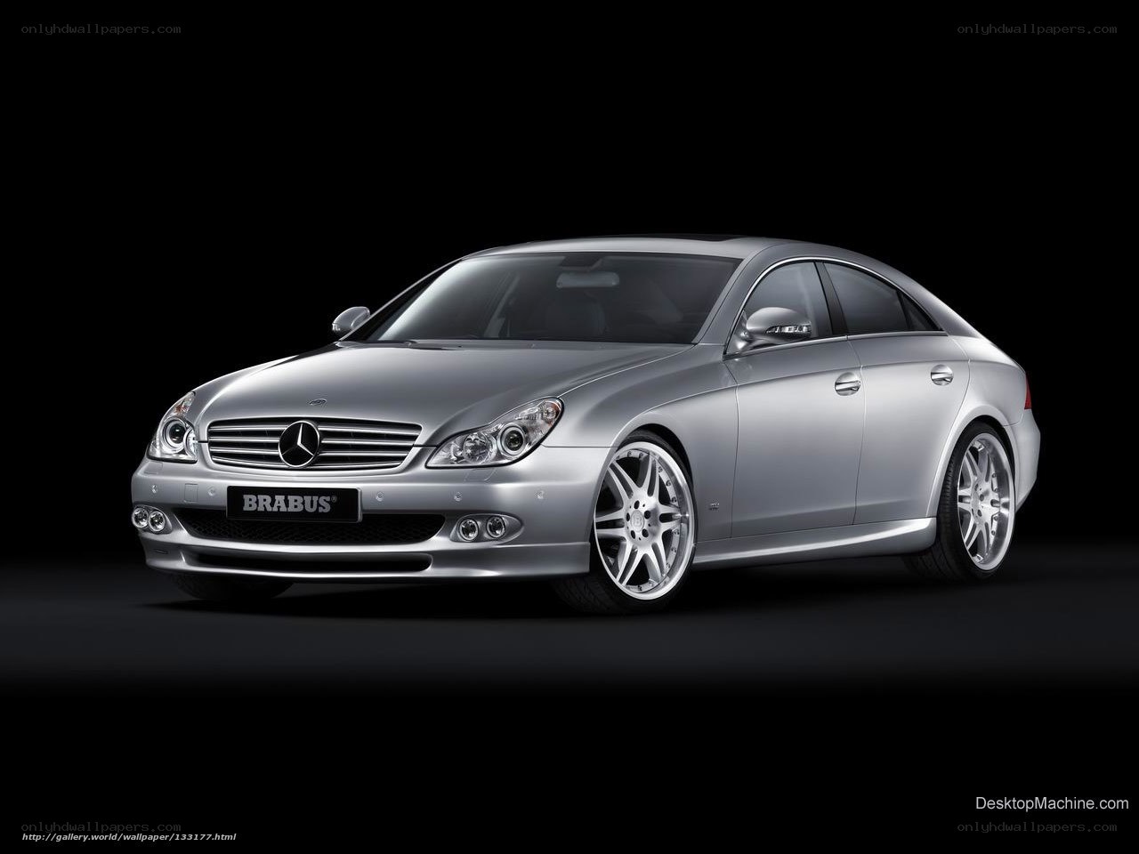 silver brabus mercedes-benz