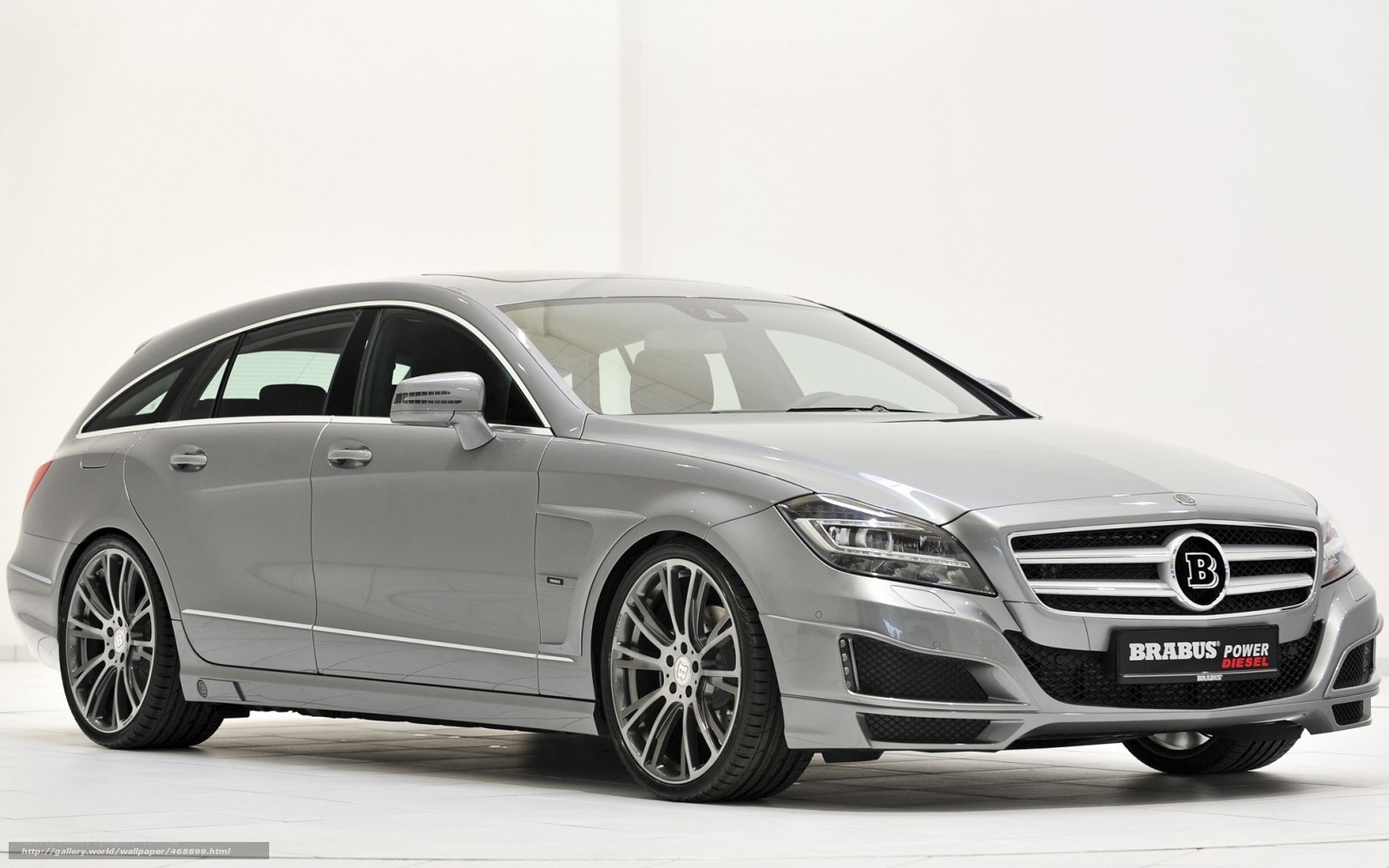 silver brabus station wagon