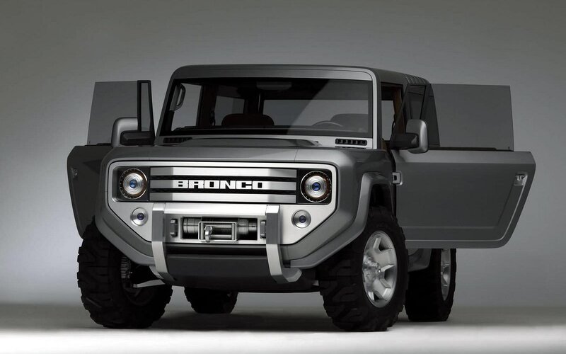 Silver Bronco Concept Vehicle — Gray, Neutral, 3d Render
