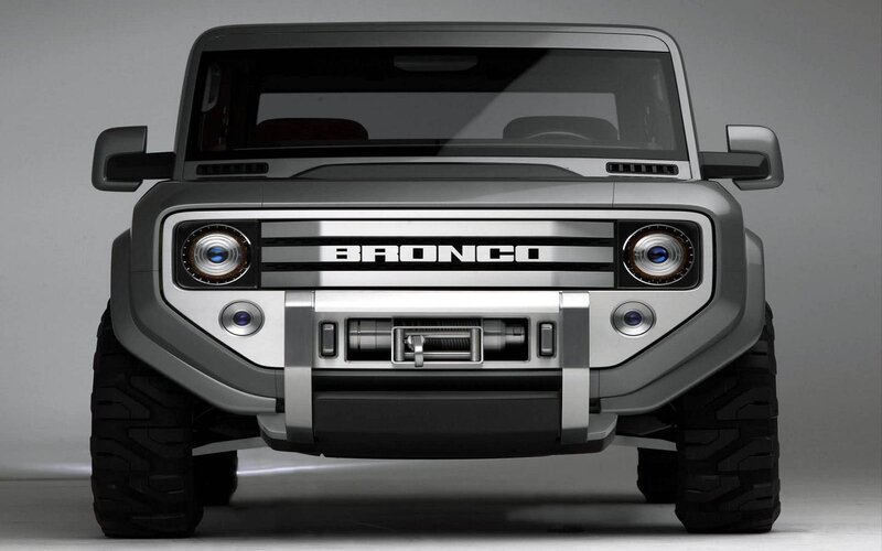 Silver Bronco Concept Vehicle — Gray, Neutral