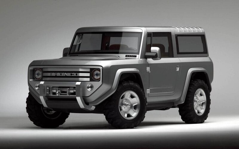 Silver Bronco Concept Vehicle — Gray