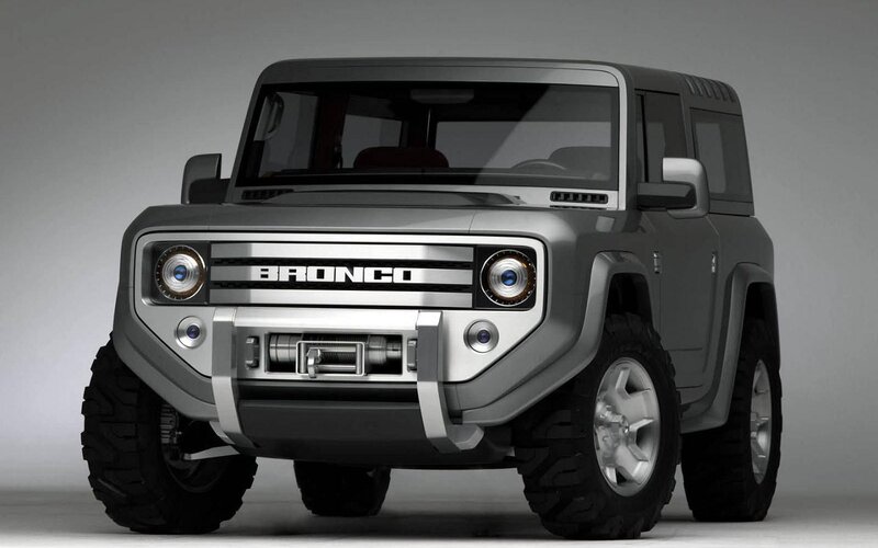 Silver Bronco Concept Vehicle