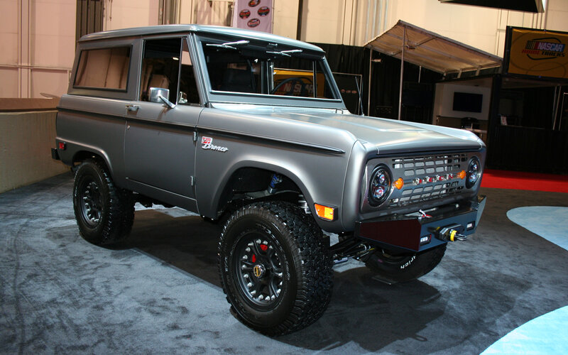 Silver Bronco Suv