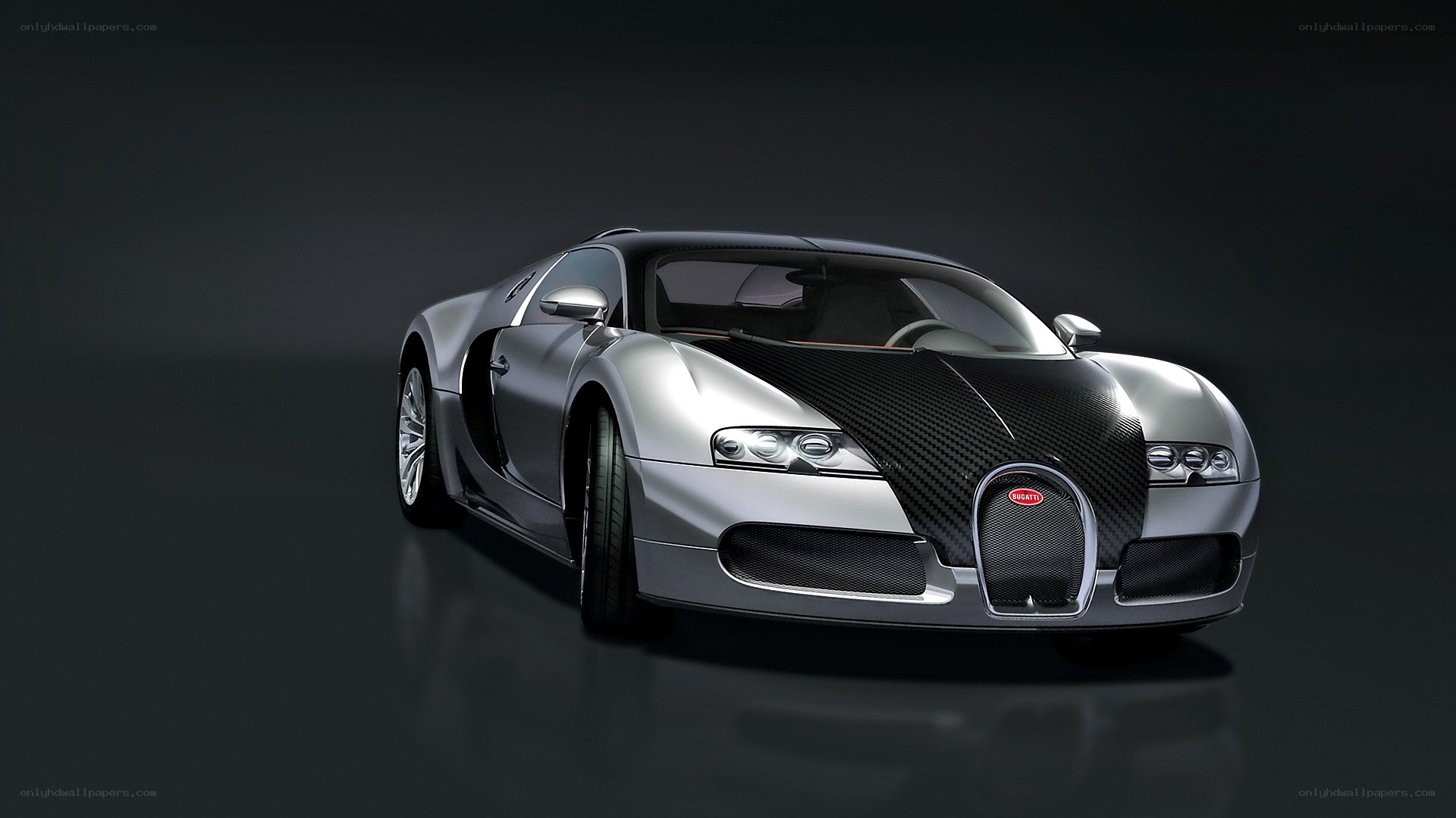 silver bugatti veyron