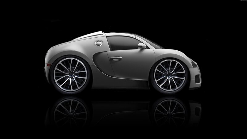 silver bugatti veyron
