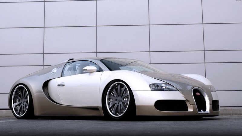 silver bugatti veyron
