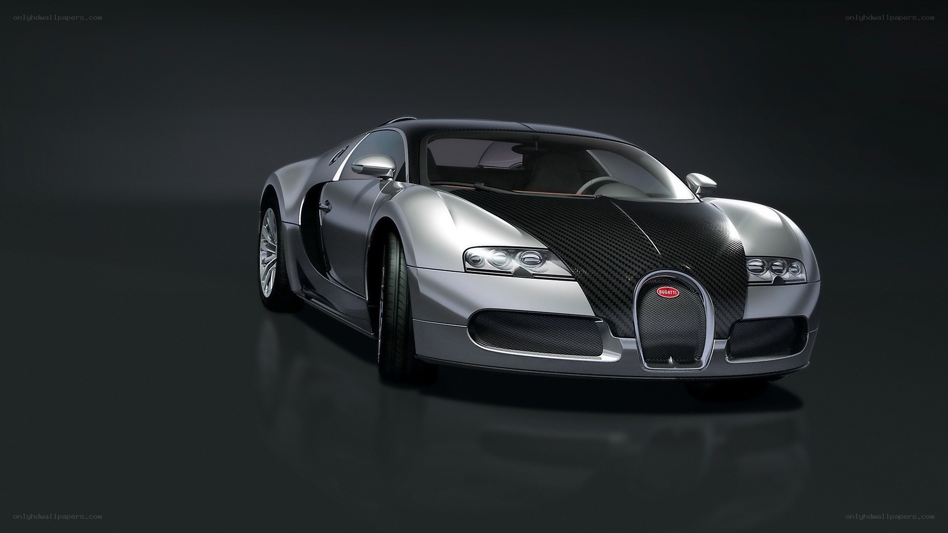 silver bugatti veyron