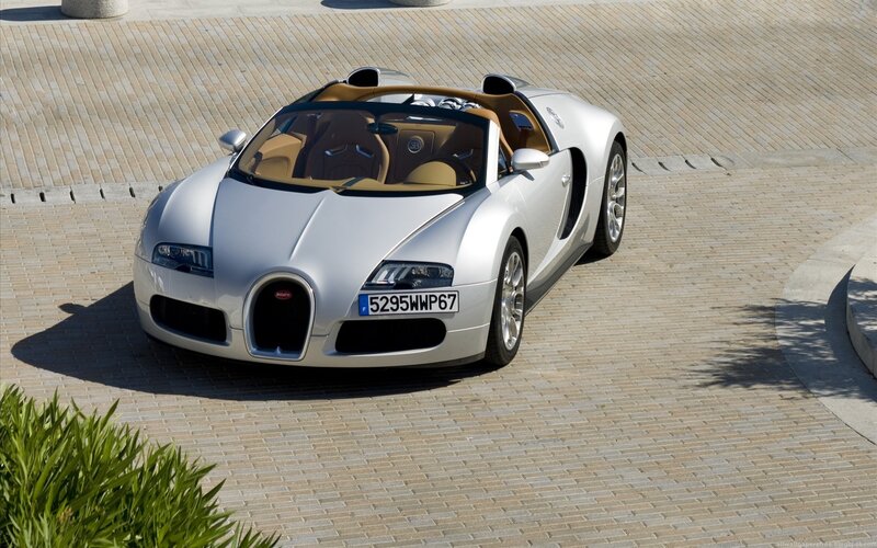 Silver Bugatti Veyron — Calm, Afternoon, Photograph, Car