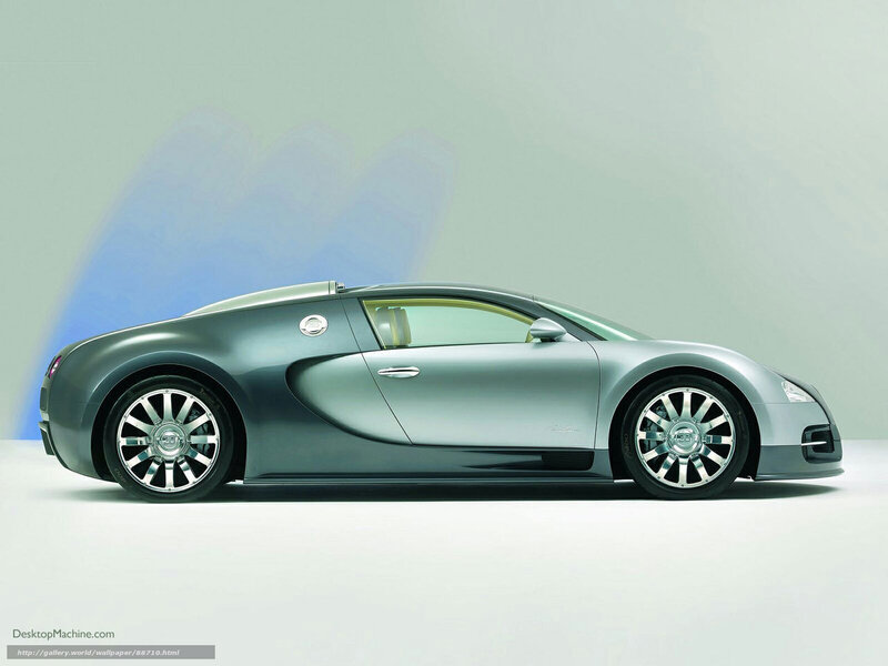 Silver Bugatti Veyron