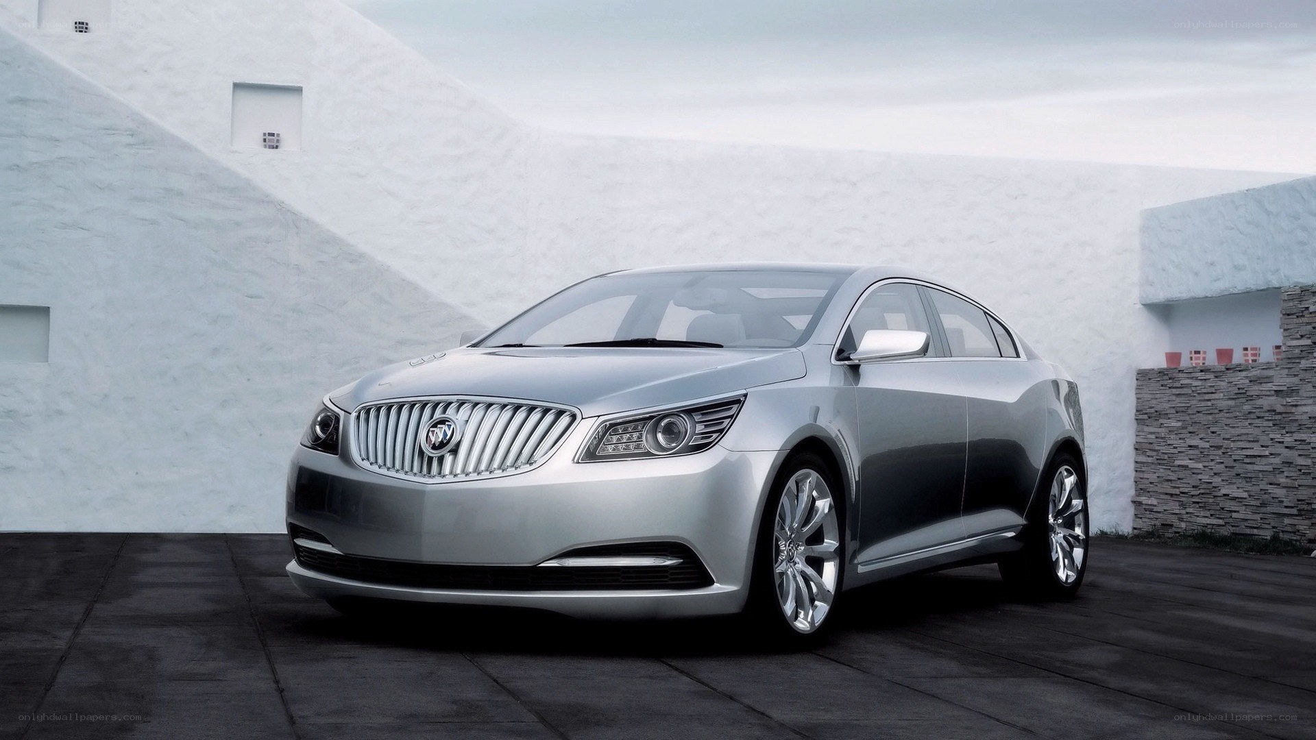 Silver Buick Concept Car