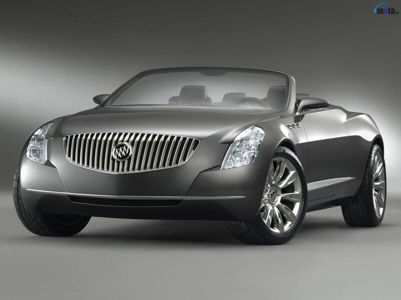 Silver Buick Concept Car — Gray, Dramatic