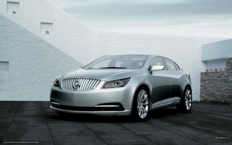 Silver Buick Concept Car