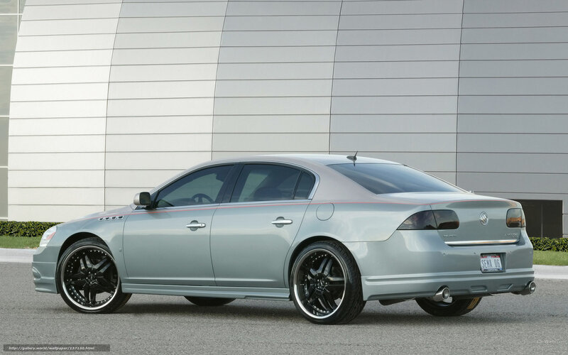 silver buick lucerne sedan