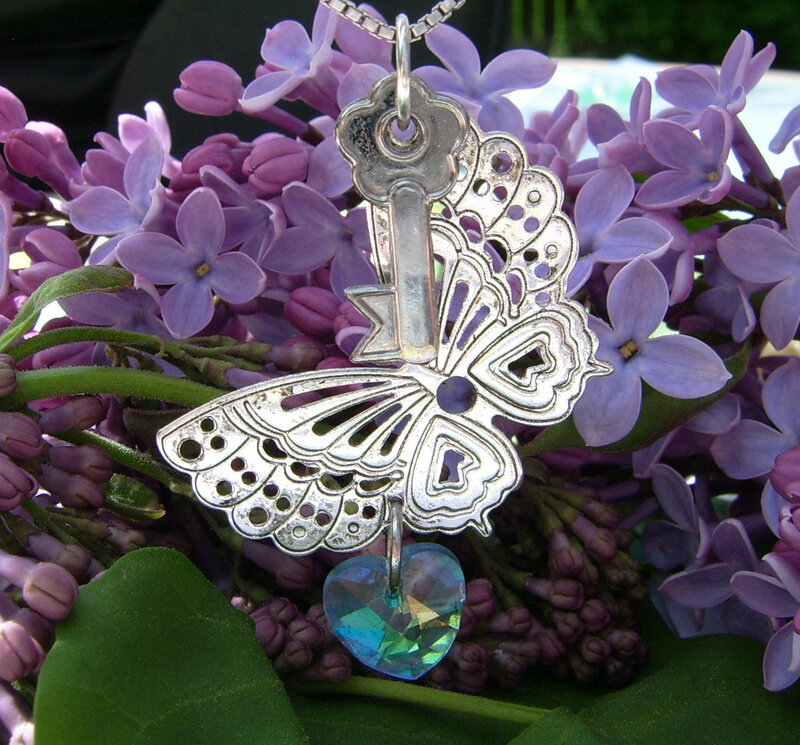 Silver Butterfly Pendant