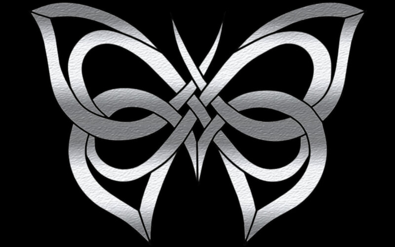 Silver Butterfly Symbol