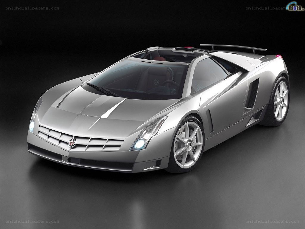 silver cadillac concept car
