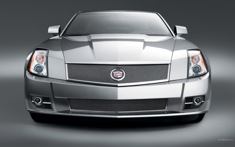 silver cadillac concept car