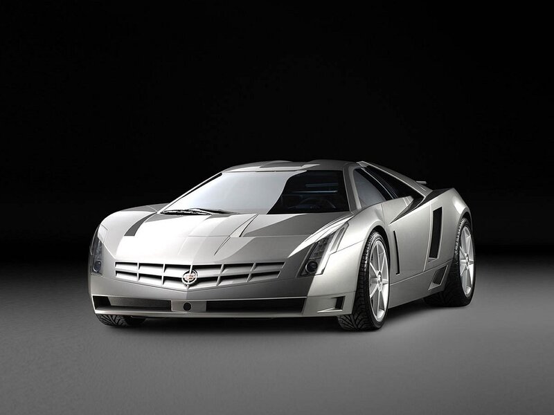 silver cadillac concept car