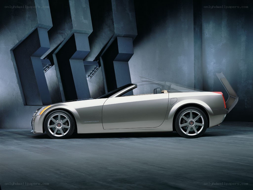 silver cadillac concept car