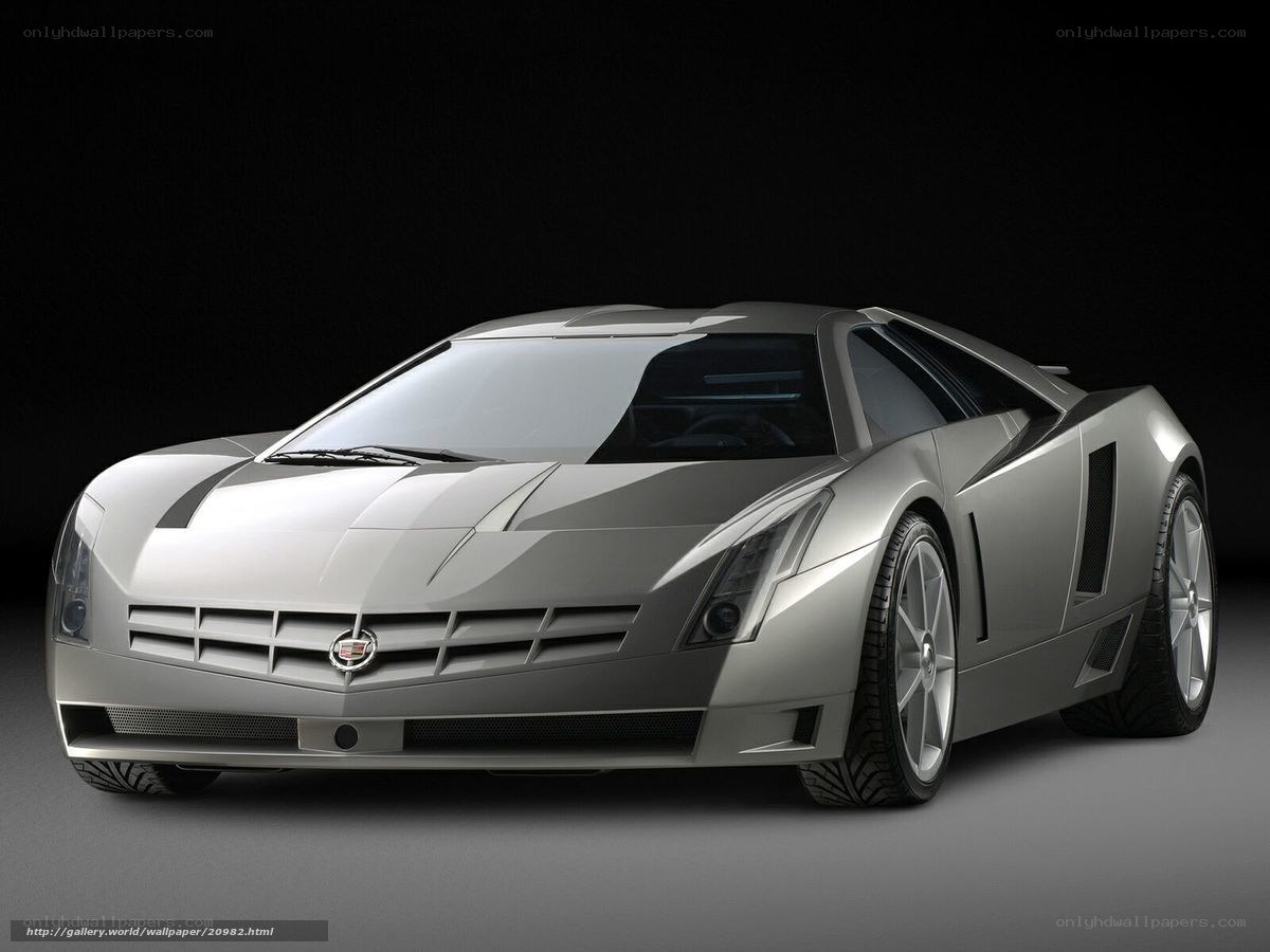 Silver Cadillac Concept Car