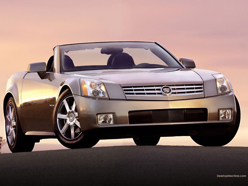 silver cadillac convertible