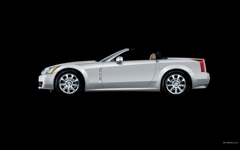 silver cadillac convertible