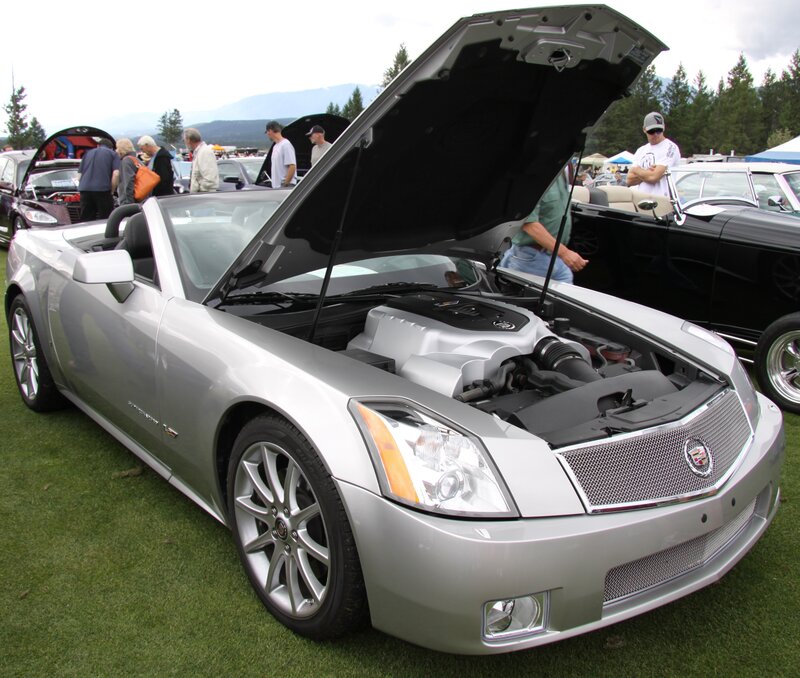 Silver Cadillac Convertible — Outdoor