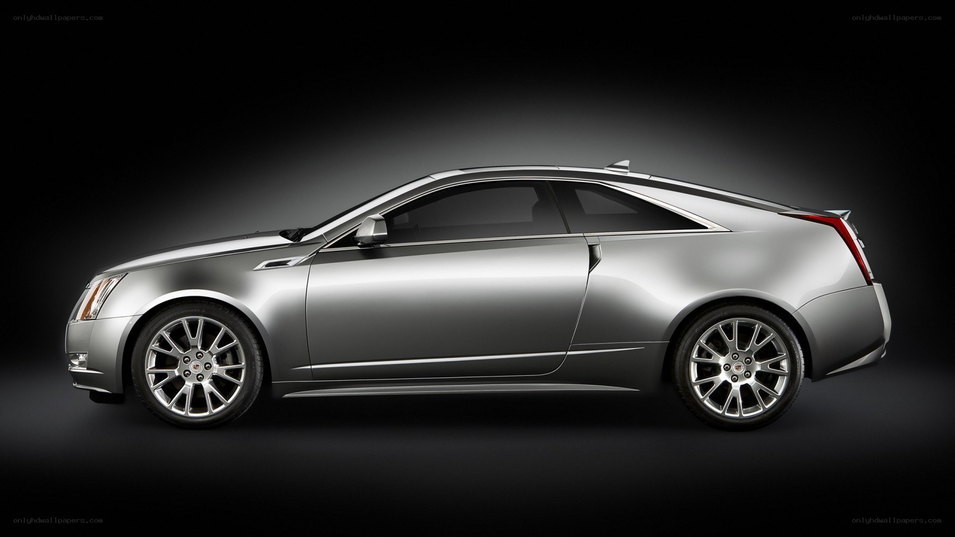 silver cadillac coupe