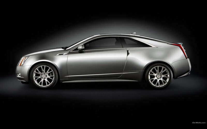 silver cadillac coupe