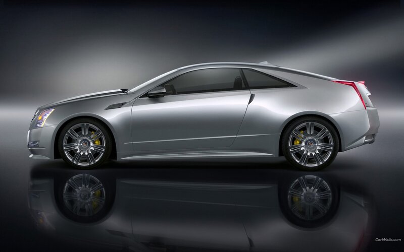 silver cadillac coupe
