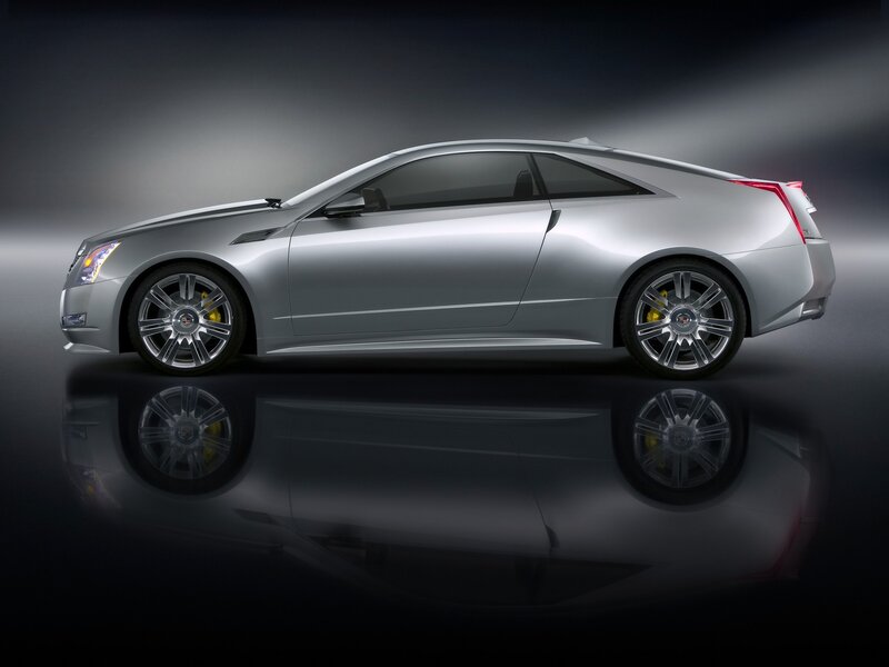 silver cadillac coupe