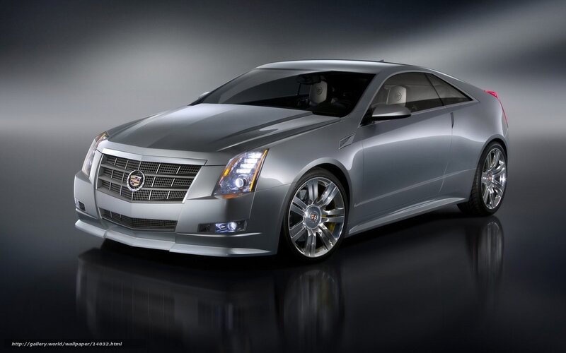 Silver Cadillac Coupe Concept