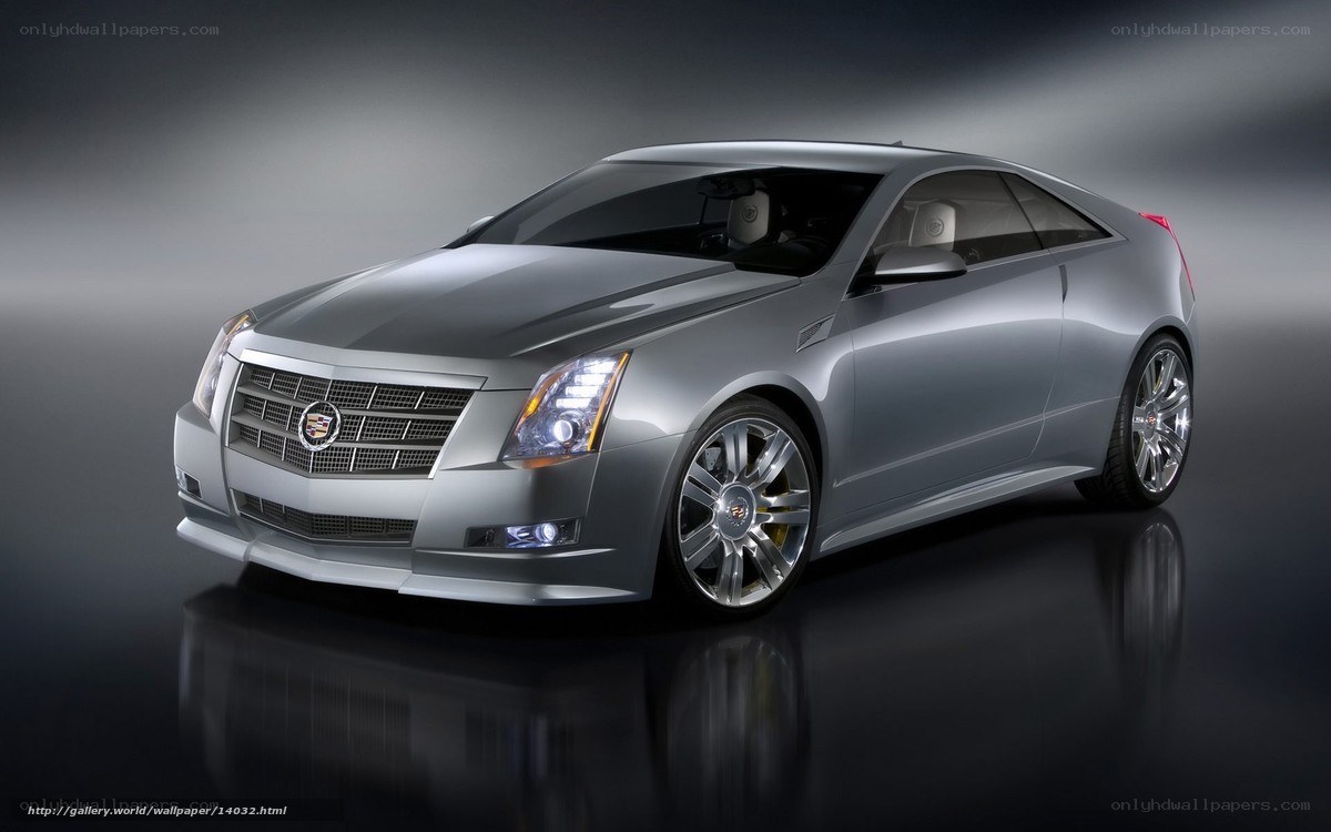Silver Cadillac Coupe Concept
