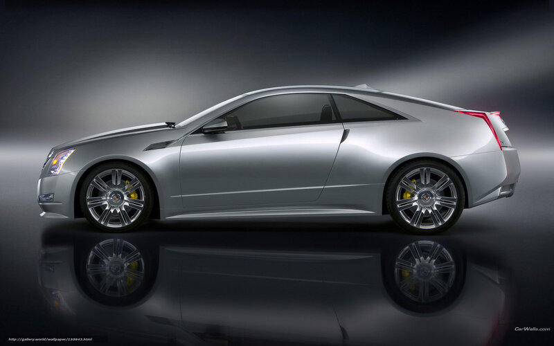 Silver Cadillac Coupe — Dramatic, Photograph
