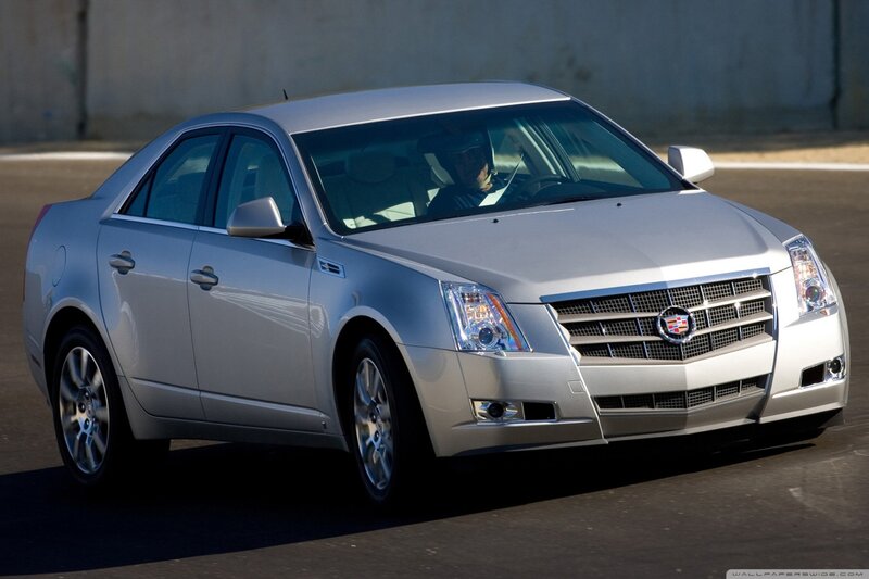 Silver Cadillac Coupe — Dynamic, Afternoon