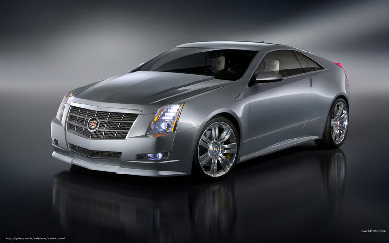 Silver Cadillac Coupe — Gray