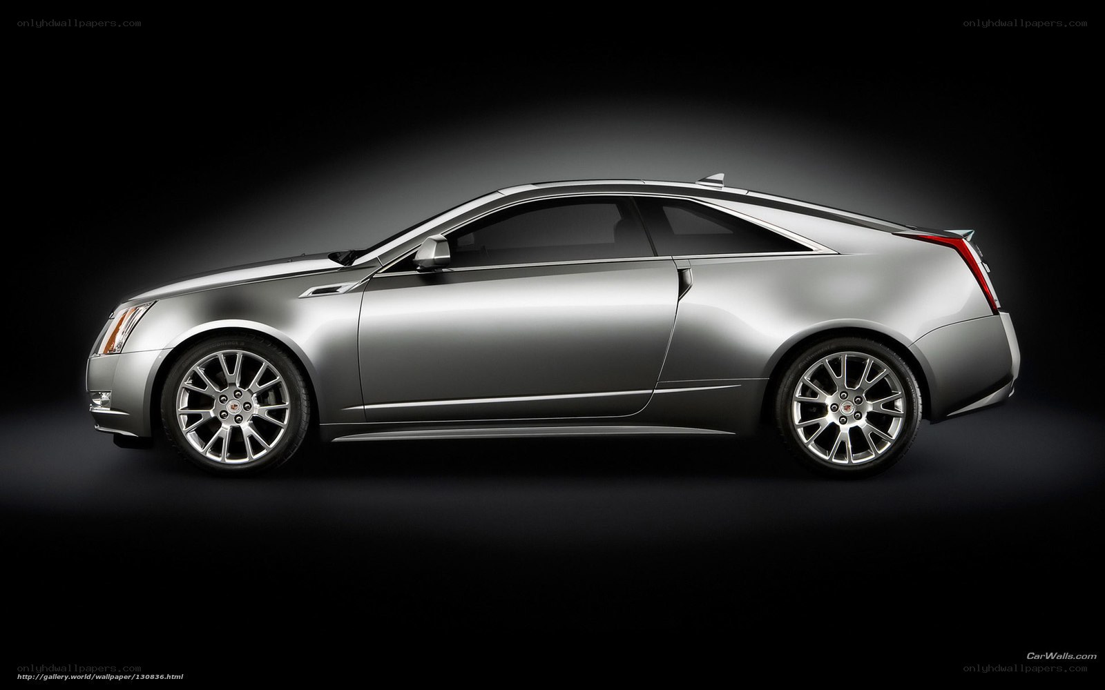silver cadillac coupe