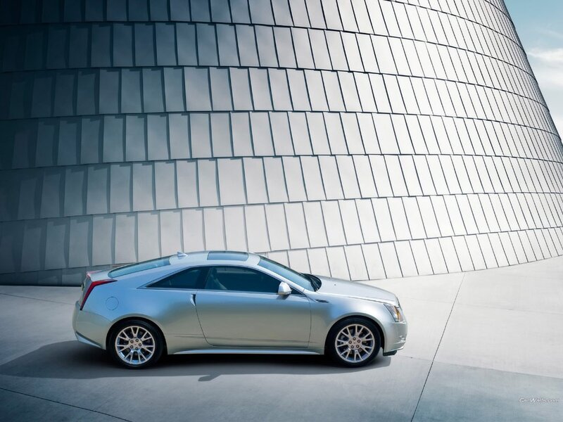 Silver Cadillac CTS Coupe