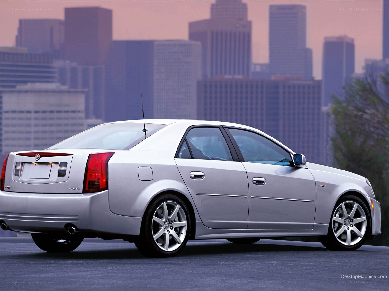 silver cadillac cts sedan