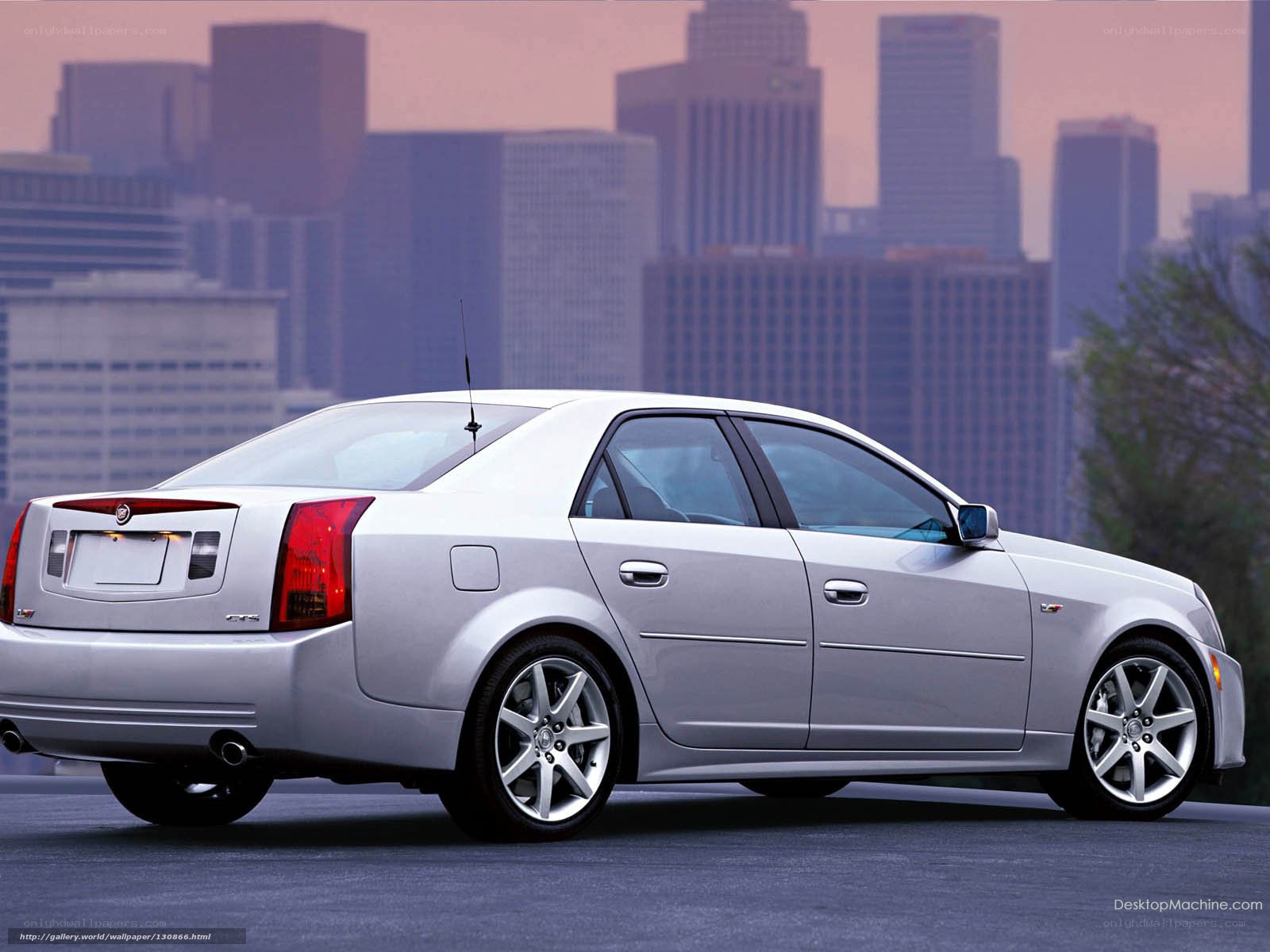 silver cadillac cts sedan