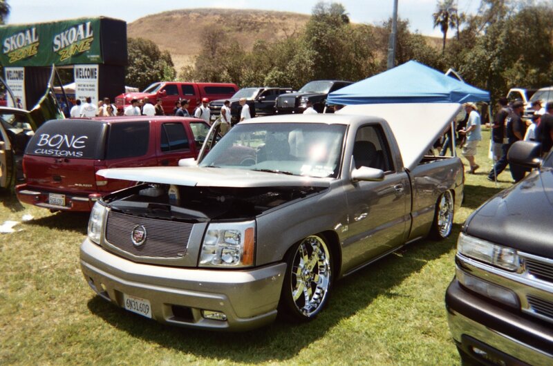 Silver Cadillac Pickup Truck