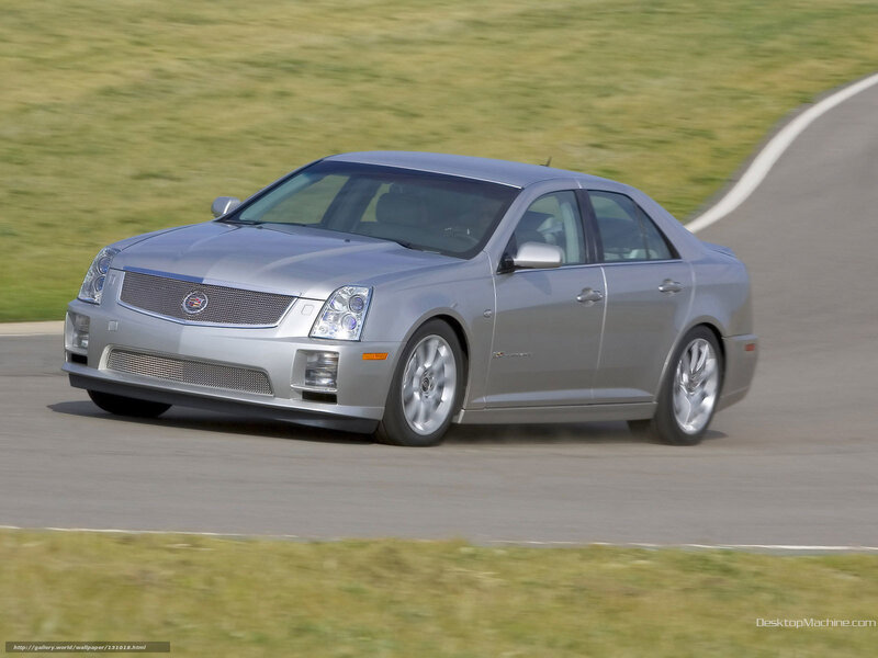 Silver Cadillac Sedan — Dynamic