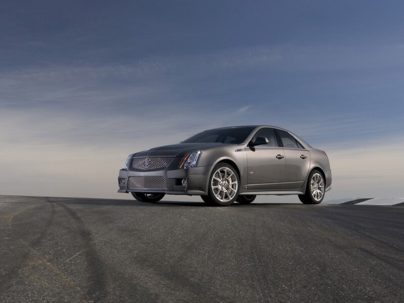 Silver Cadillac Sedan — Gray, Dramatic, Photograph