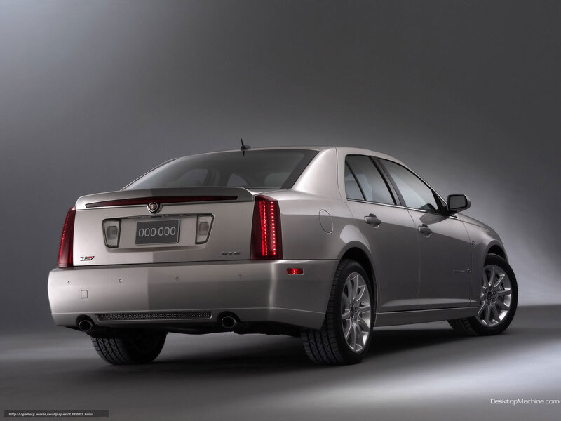 Silver Cadillac Sedan — Gray, Dramatic