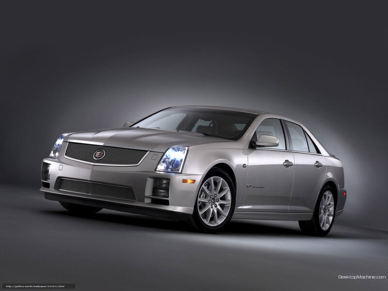 Silver Cadillac Sedan — Gray